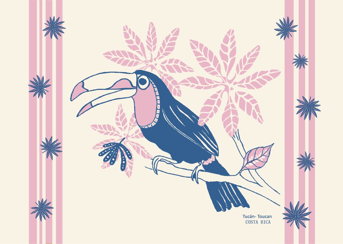 Placemat-toucan